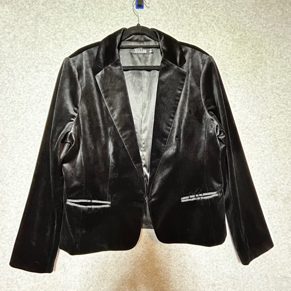 Zac & Co Black Velvet Blazer